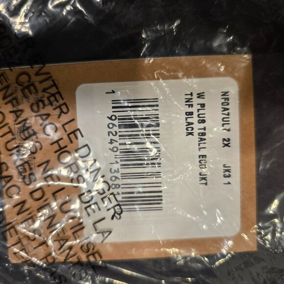 The North Face ThermoBall Eco 2.0 Plus Size Jacket - Women's 2X Black NWT NEW - Picture 4 of 7